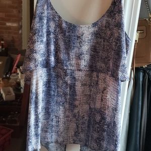 Rory Beca size 8 spaghetti strap sexy back top